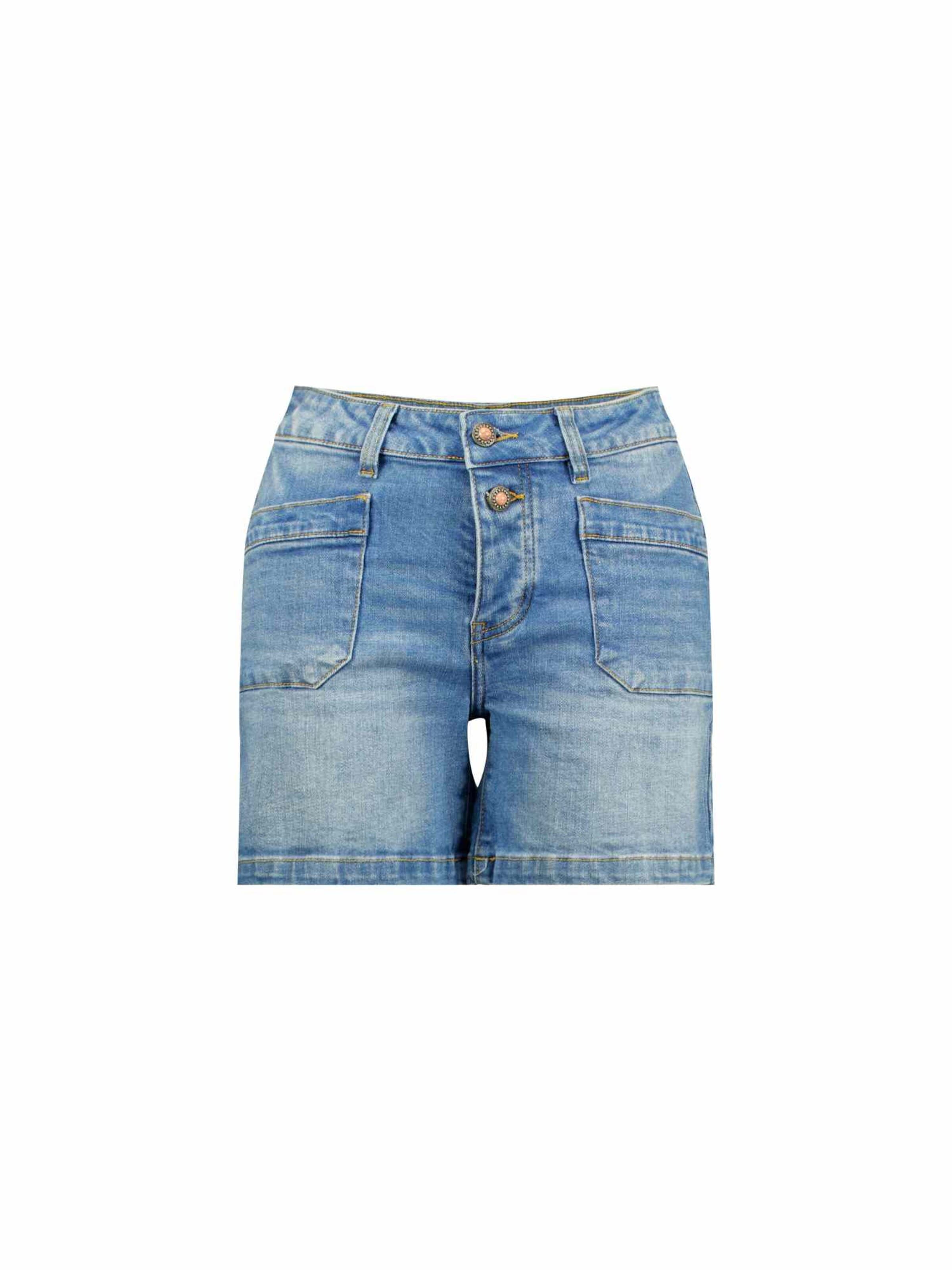 Coupe slim Pantalon Deeluxe en bleu : devant