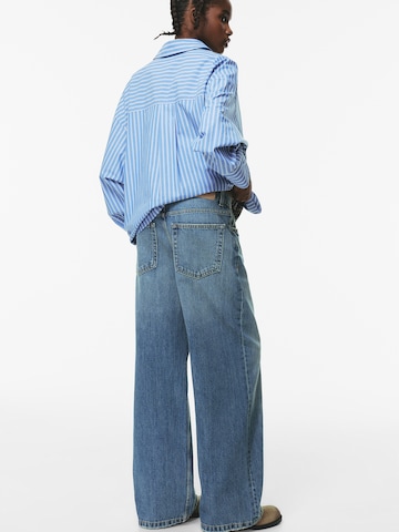Baggy Jean Pull&Bear en bleu