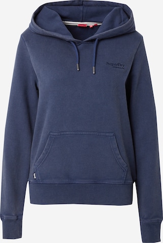 Superdry Collegepaita 'Essential' värissä sininen: etupuoli