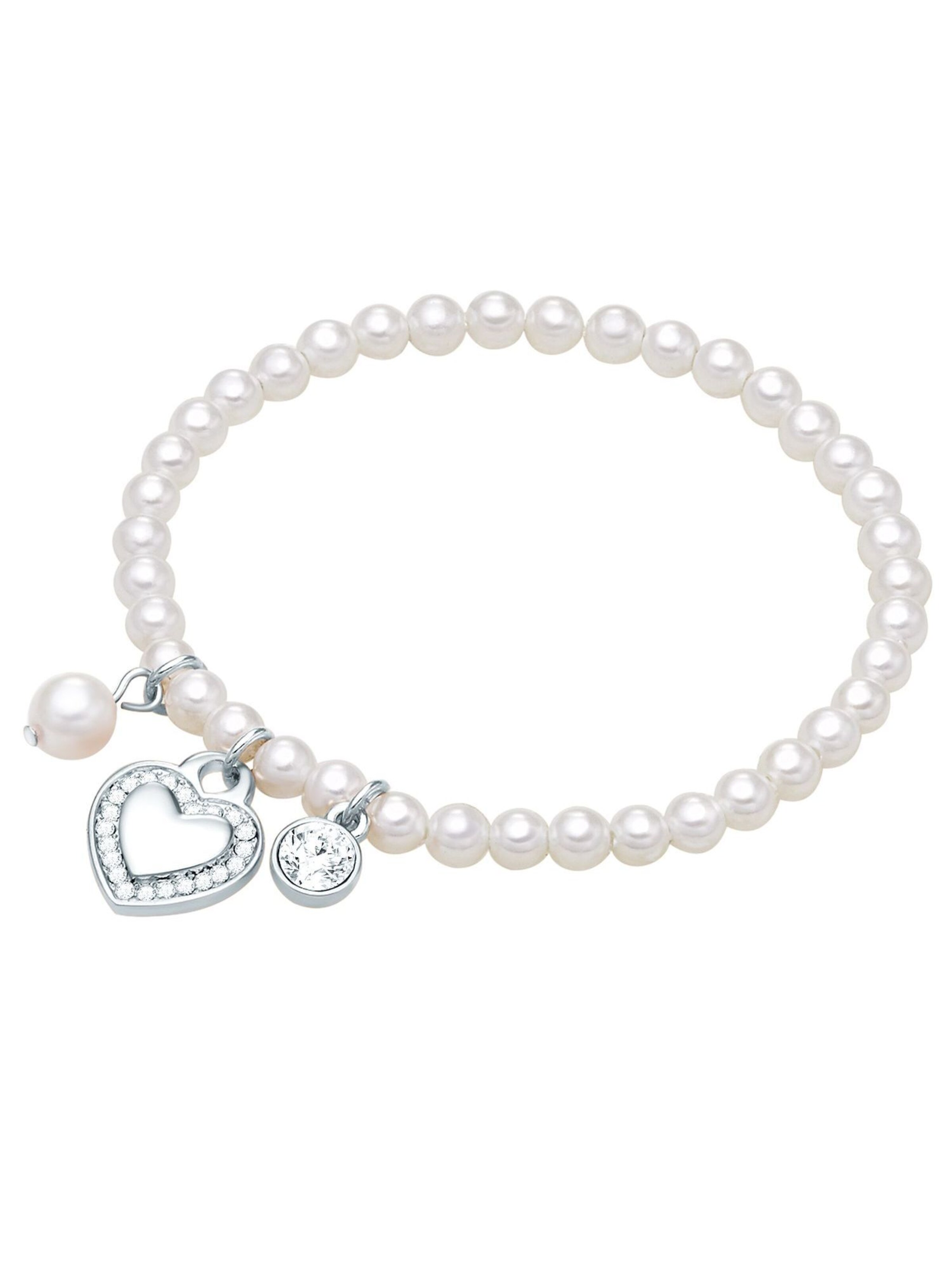 Lulu & Jane - Pulsera en blanco: frente