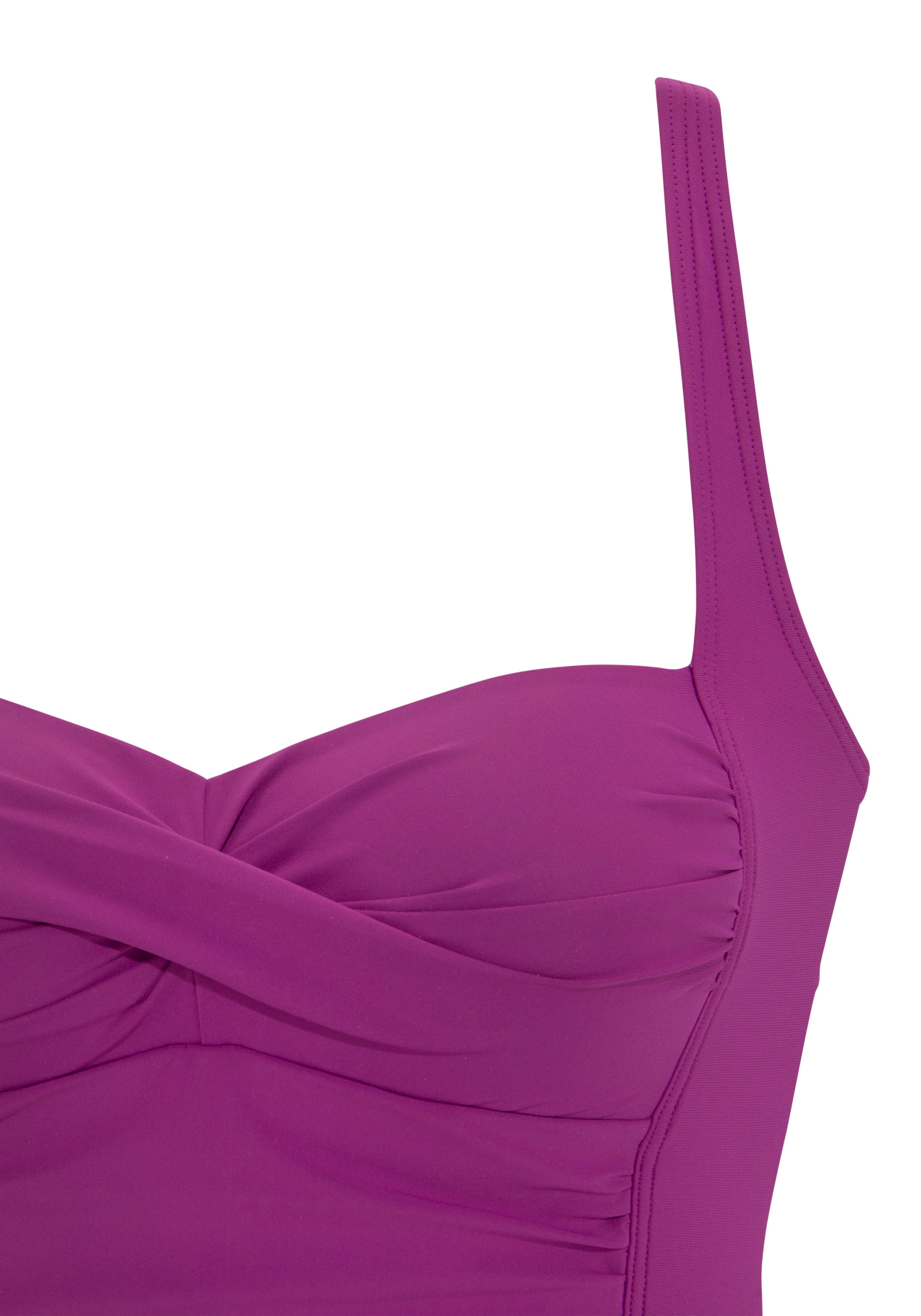 LASCANA Balconette Tankinitop in Lila