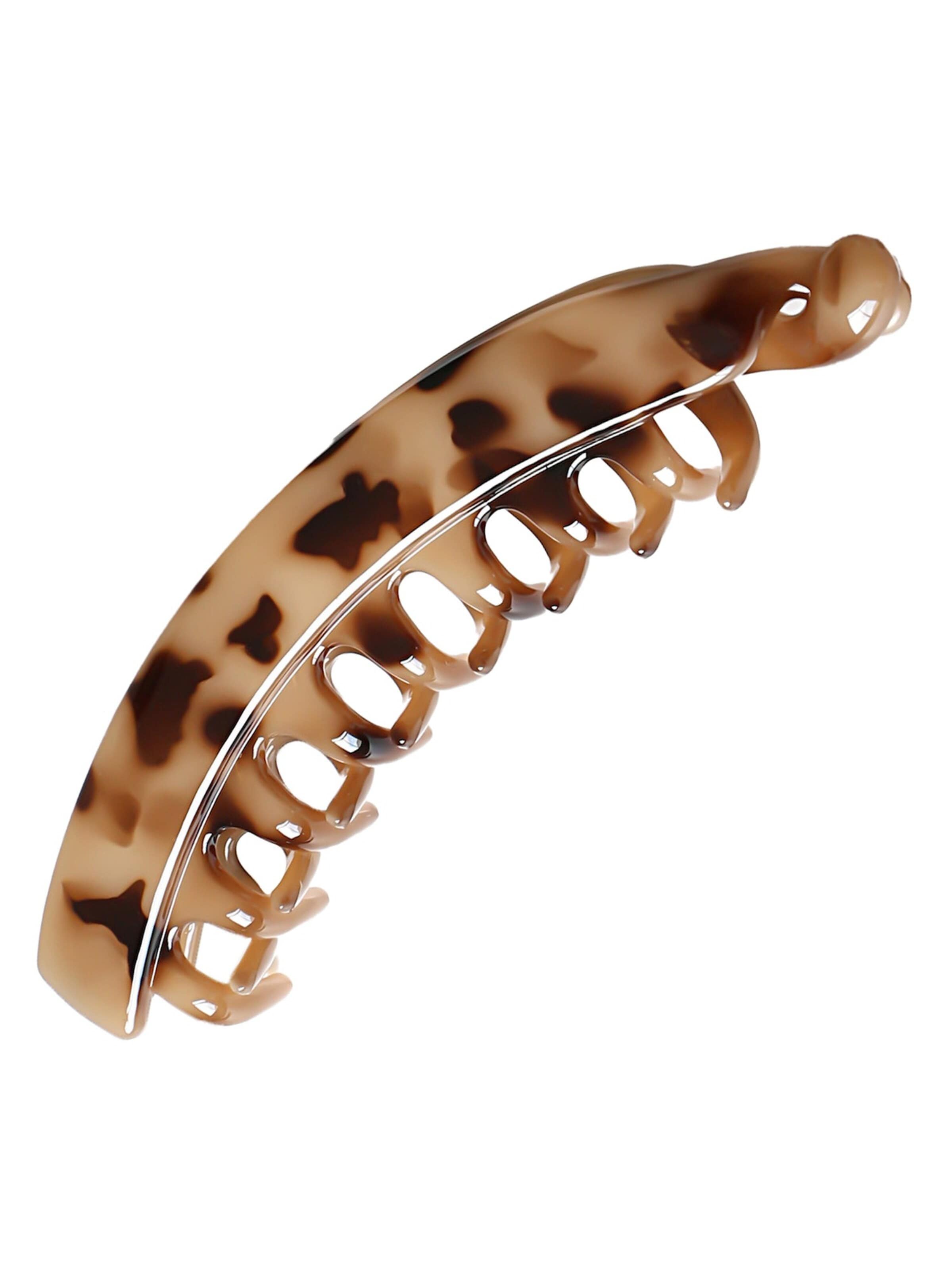 Ornement pour cheveux 'Idis Banana' soho Hair accesoires en marron : devant