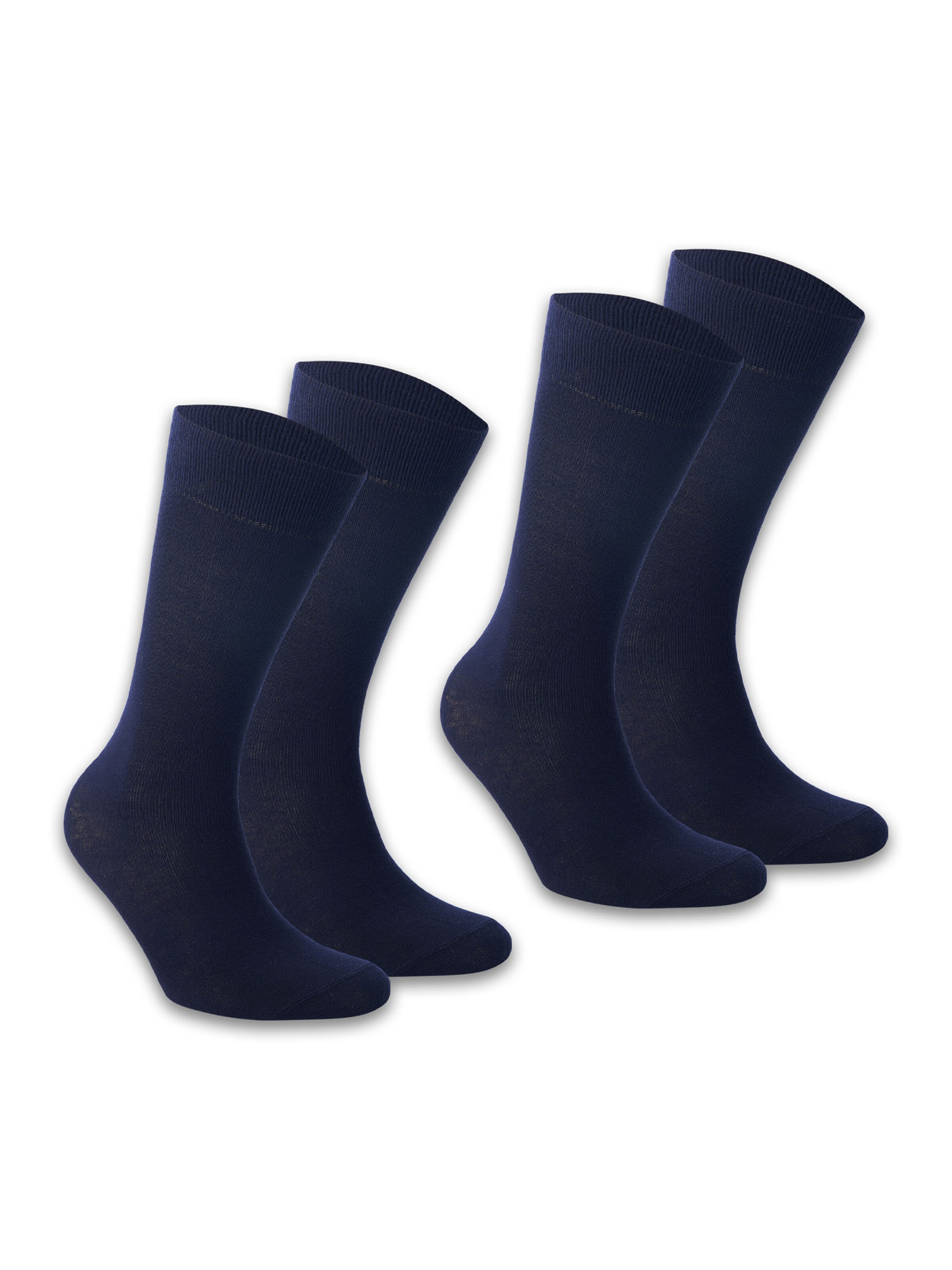 Organication Socks in Blue: front