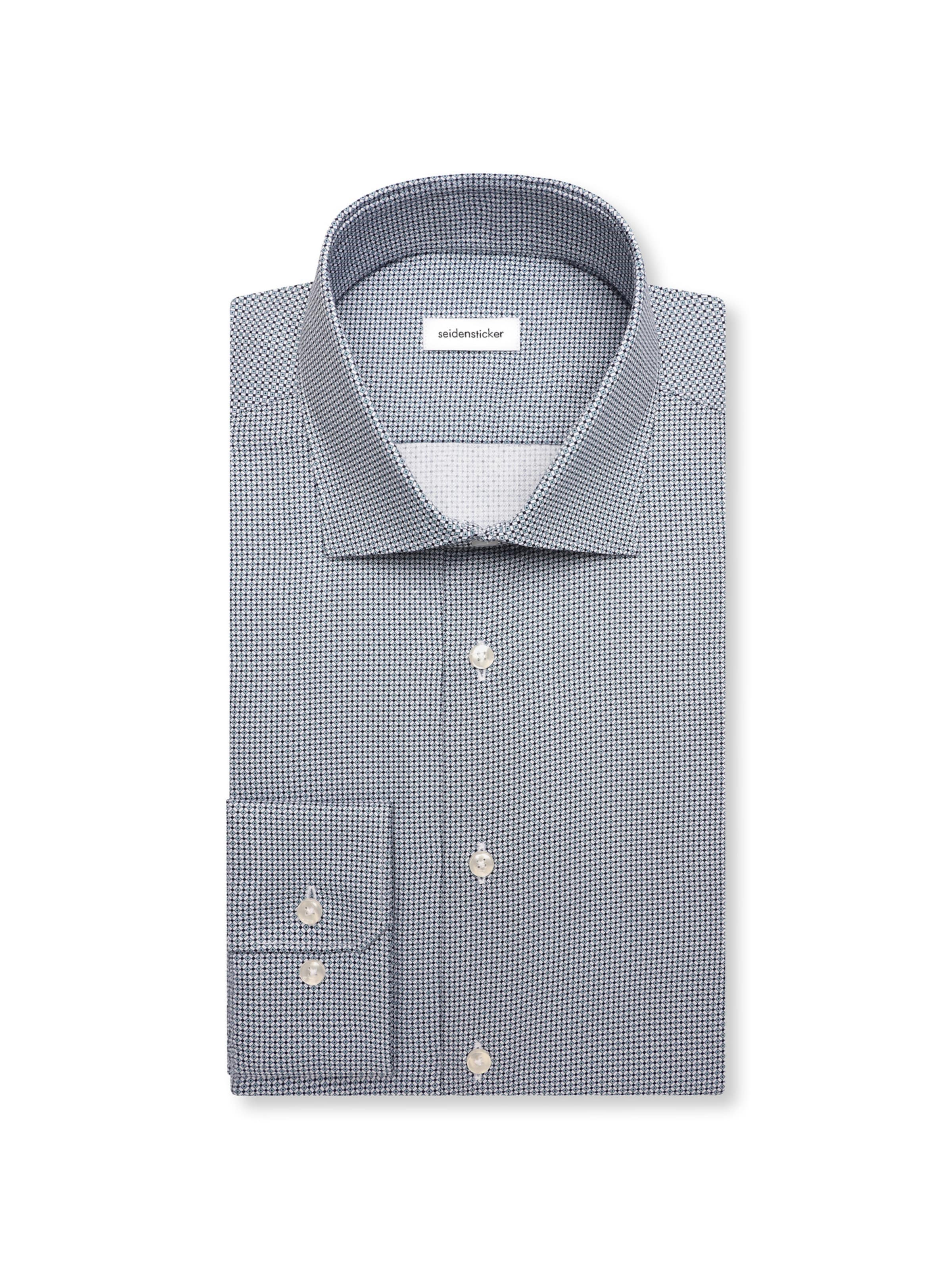 SEIDENSTICKER Regular Fit Businesshemd in Blau