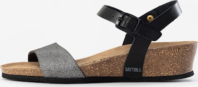 Bayton Sandales 'Wodonga' en gris / noir, Vue avec produit