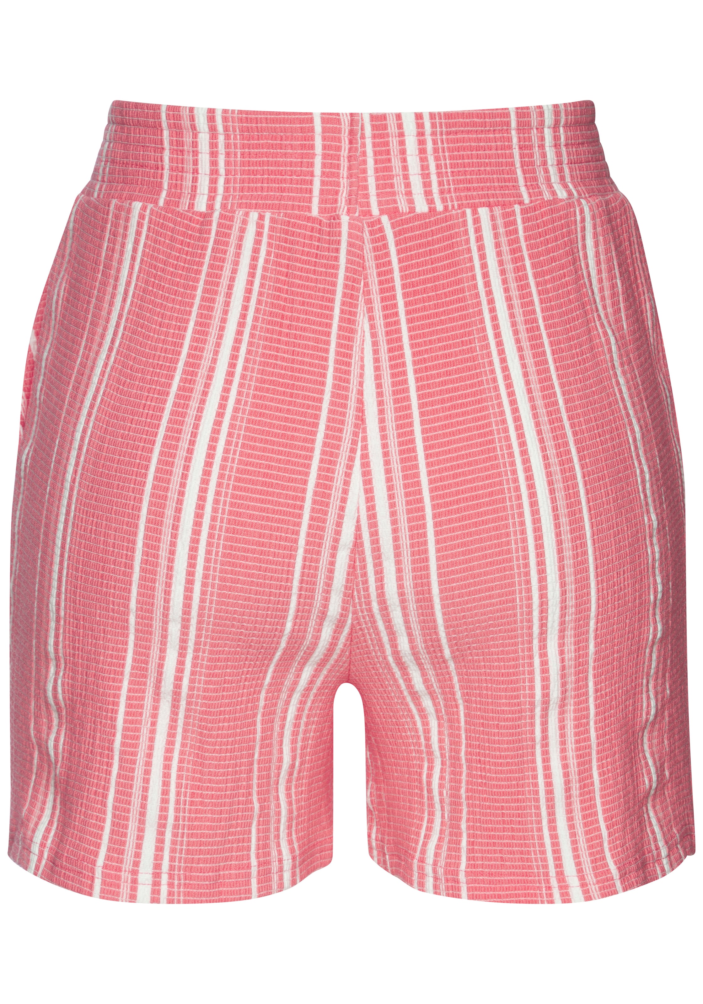LASCANA Regular Shorts in Rot