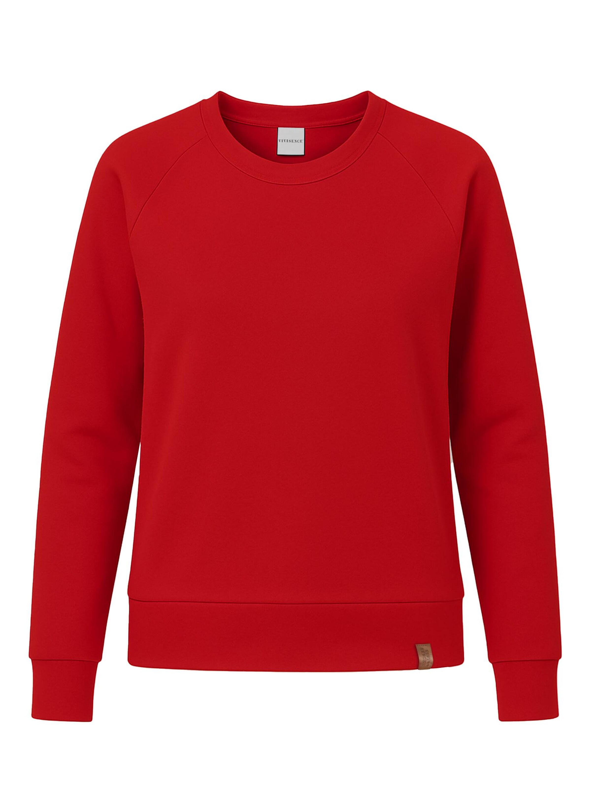 Vivisence Sweatshirt '9004' in Rood: voorkant