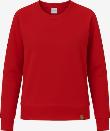 Sweat-shirt '9004' Vivisence en rouge : devant