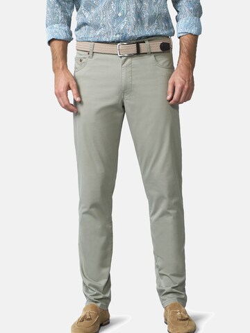 MEYER Regular Jeans 'M5 Five 1-6075' in Groen: voorkant