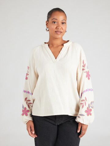 ONLY Carmakoma Blouse 'CARBLAKE' in Grey: front
