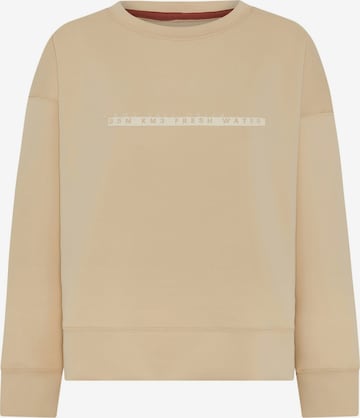 Born Living Yoga Sweatshirt 'Maia' in Beige: Vorderseite