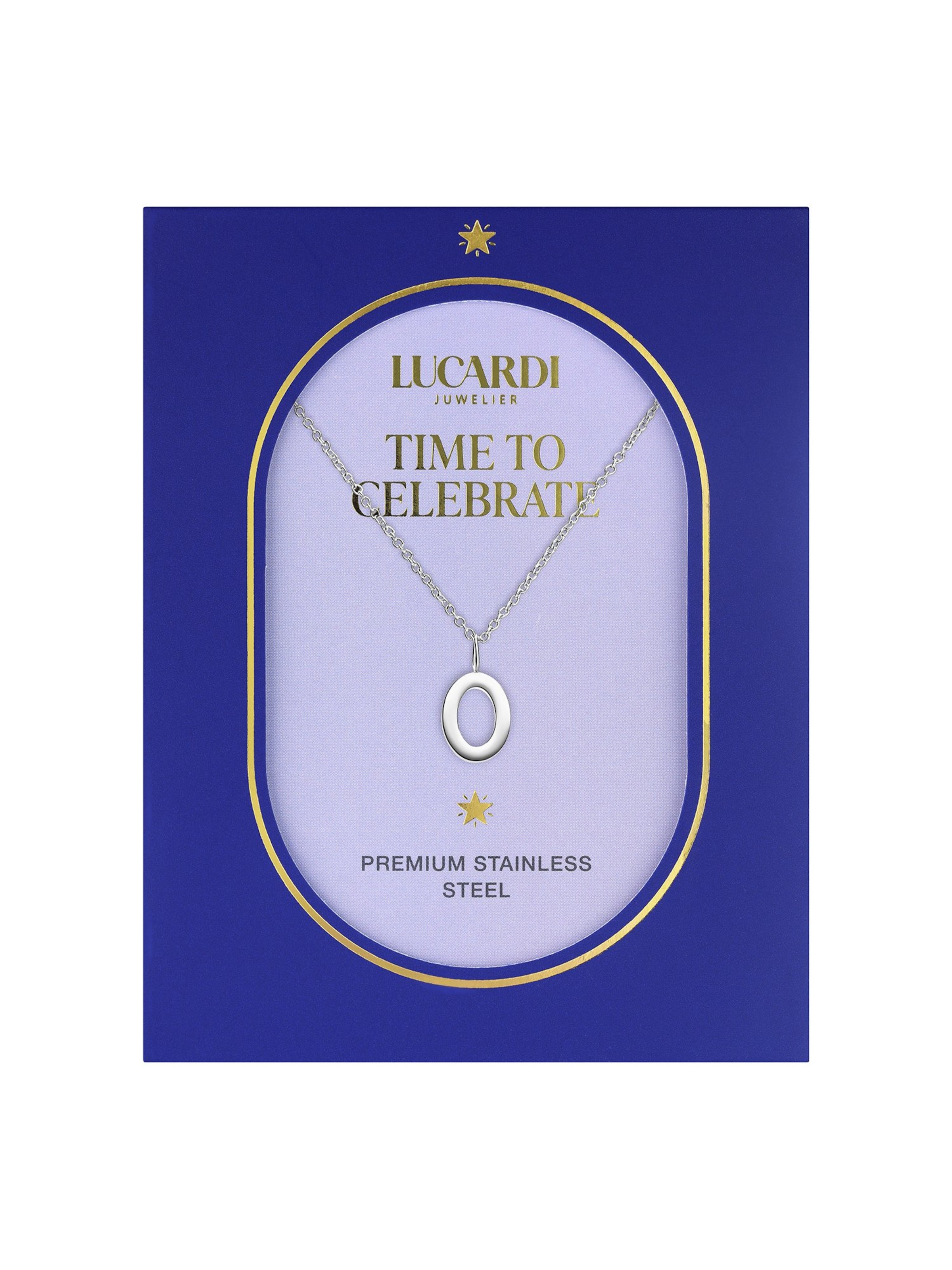 Lucardi Necklace in Silver