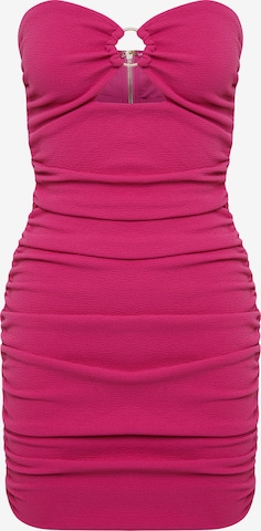 BWLDR Dress 'ROSADA' in Pink: front