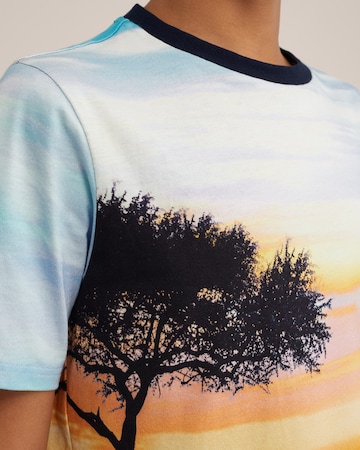 T-Shirt WE Fashion en bleu