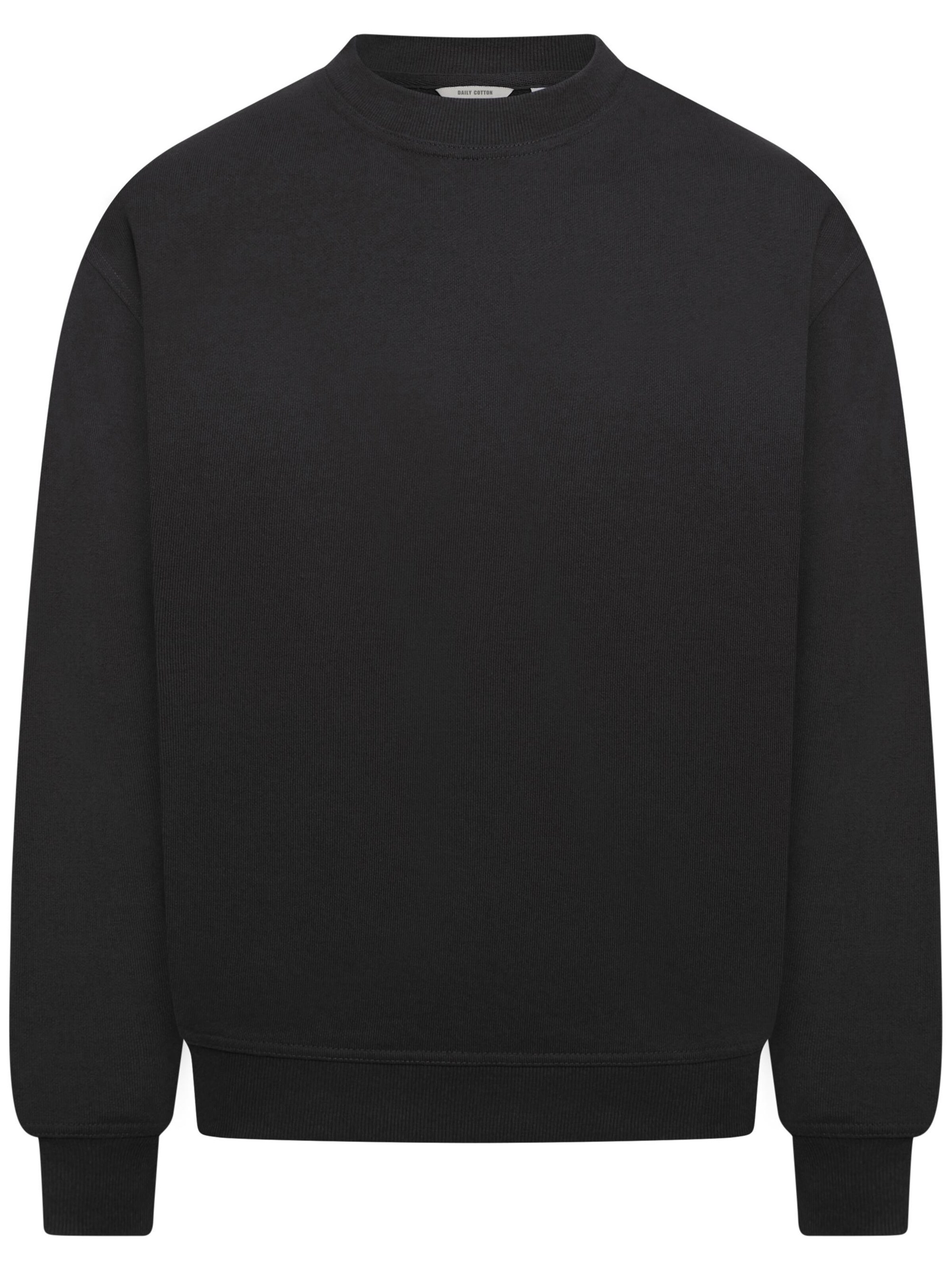 Daily Cotton Sweatshirt 'DCSORIA' in Black