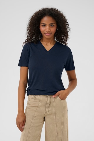 Kaffe - Camisa 'KAMaria' em azul: frente
