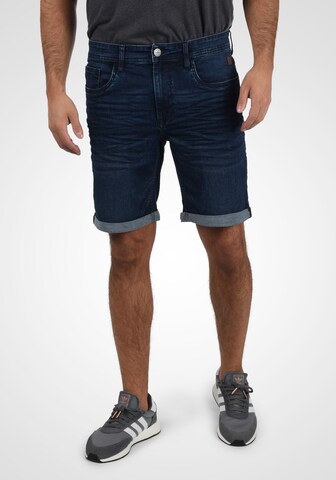 BLEND Slimfit Jeans-Shorts 'Bendigo' in Blau: predná strana