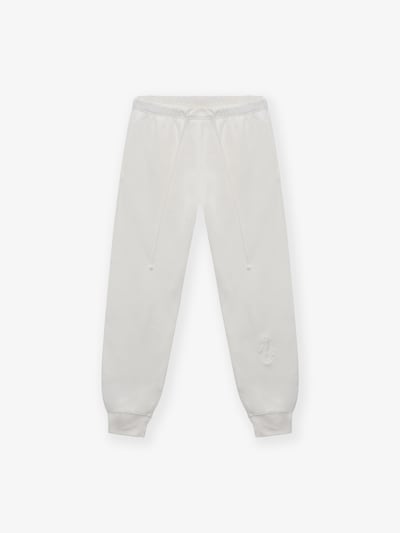 BARRYAN Bukser 'Embroidered shell sweatpants' i naturhvid, Produktvisning