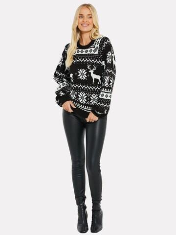 Threadbare Sweater 'Rudy' in Black