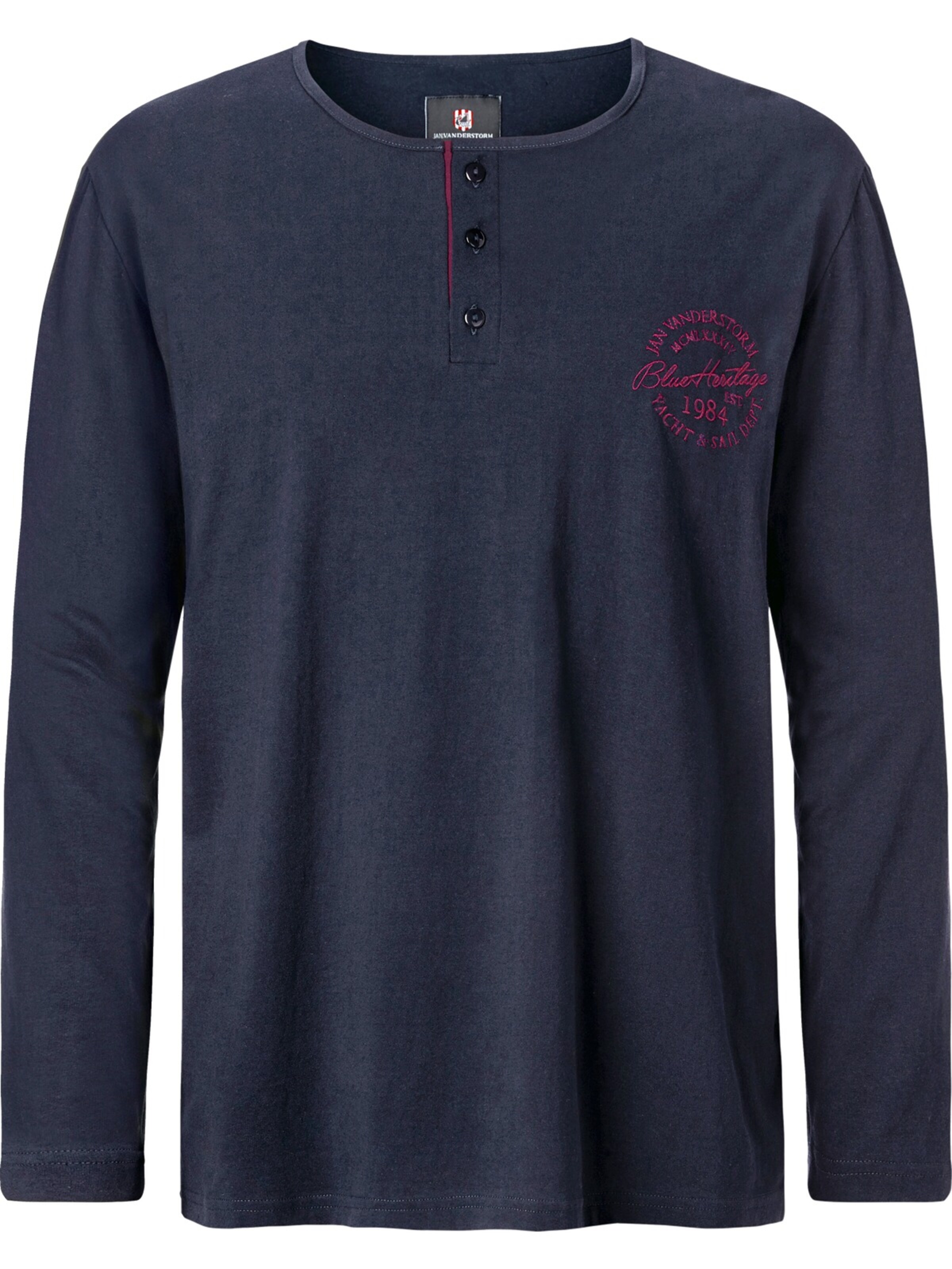 Jan Vanderstorm Pajamas long 'Helimar' in Blue