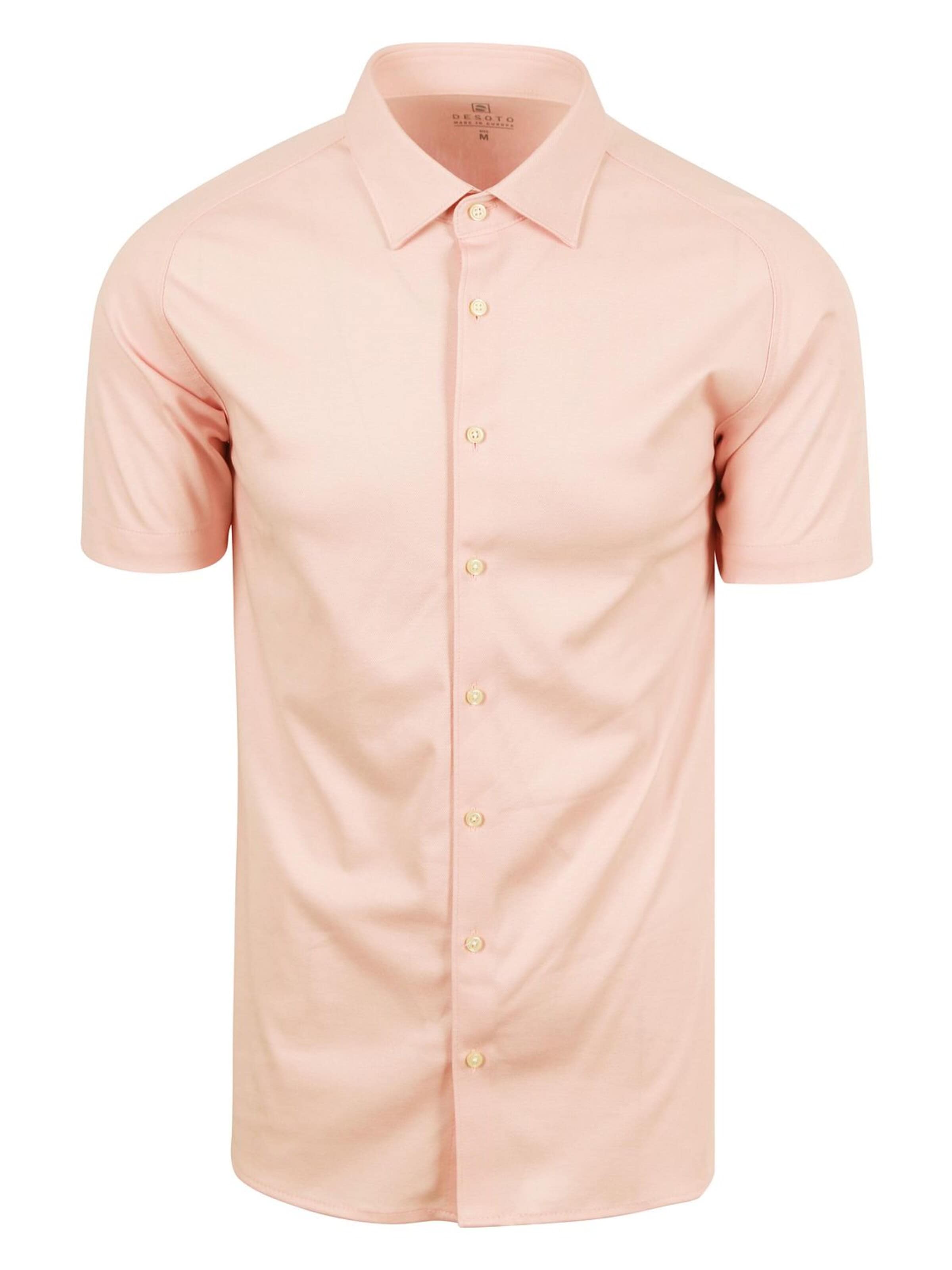 DESOTO Button Up Shirt in Pink: front
