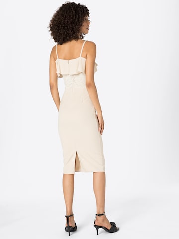 Robe de cocktail 'EMAAN' WAL G. en beige