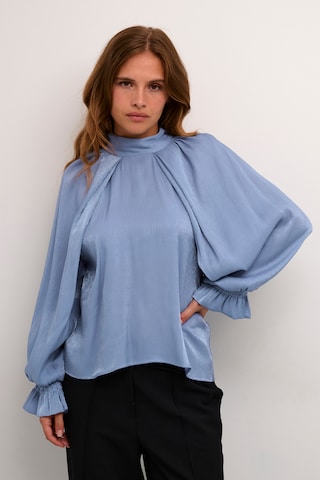 KAREN BY SIMONSEN Blouse 'Lotta' in Blue: front