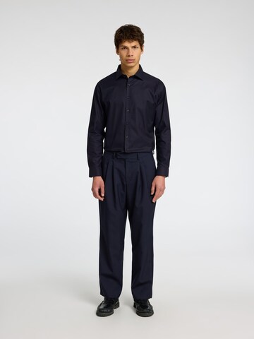 SELECTED Slim fit Overhemd 'SLHLux' in Blauw