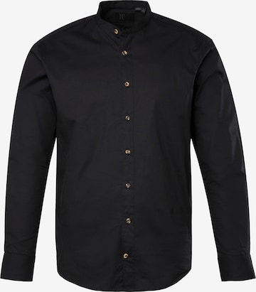 JP1880 Regular fit Button Up Shirt in Black: front