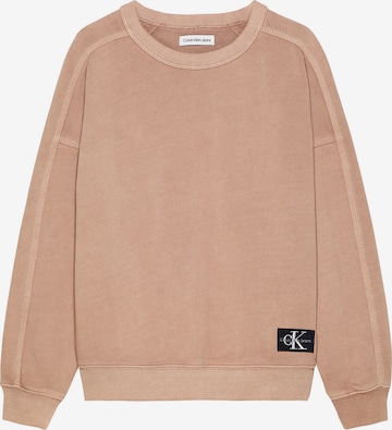 Calvin Klein Jeans Sweatshirt in Orange: front