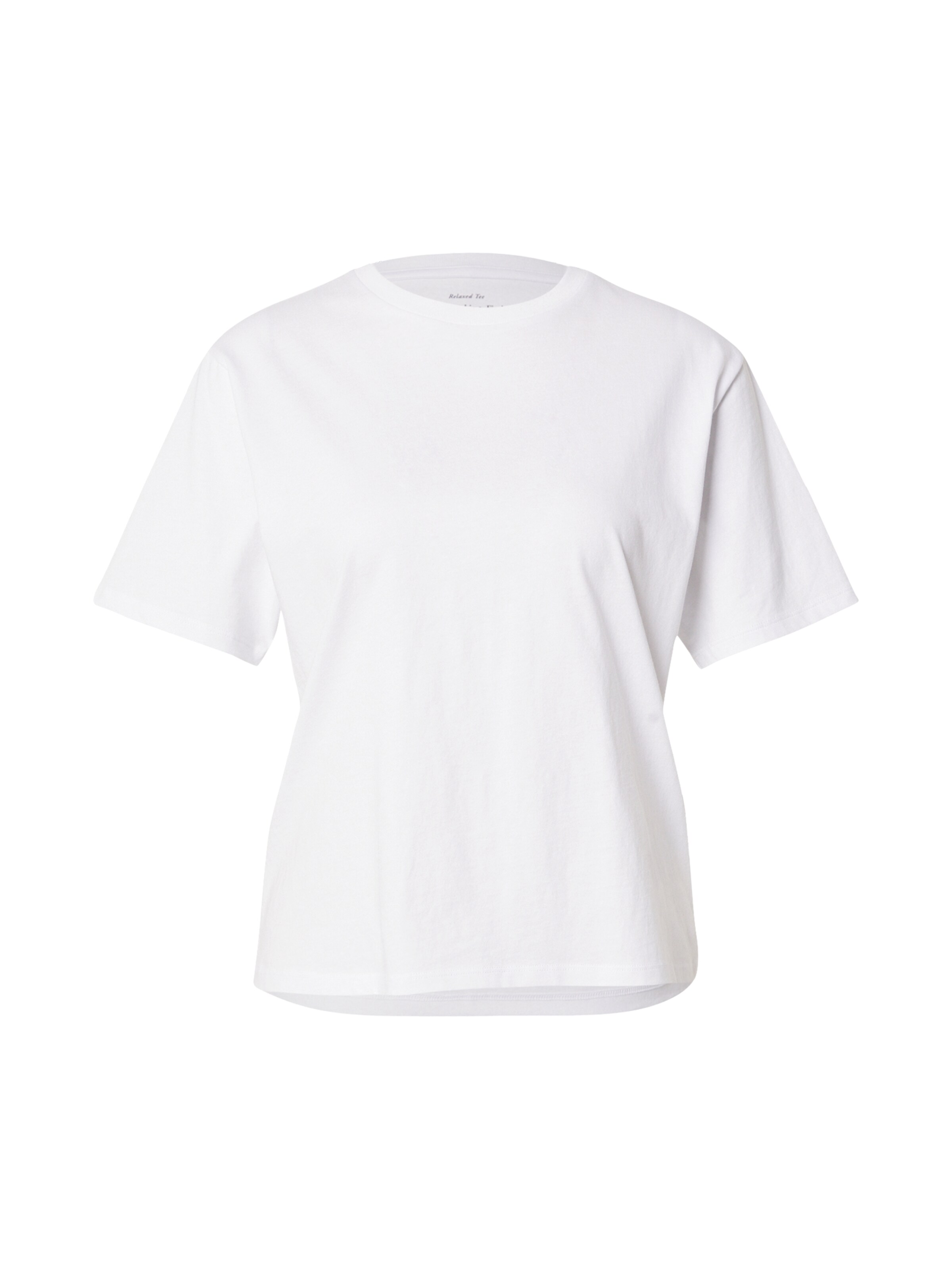 T-shirt Abercrombie & Fitch en blanc : devant