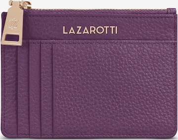 Astuccio 'Bologna' di Lazarotti in lilla: frontale