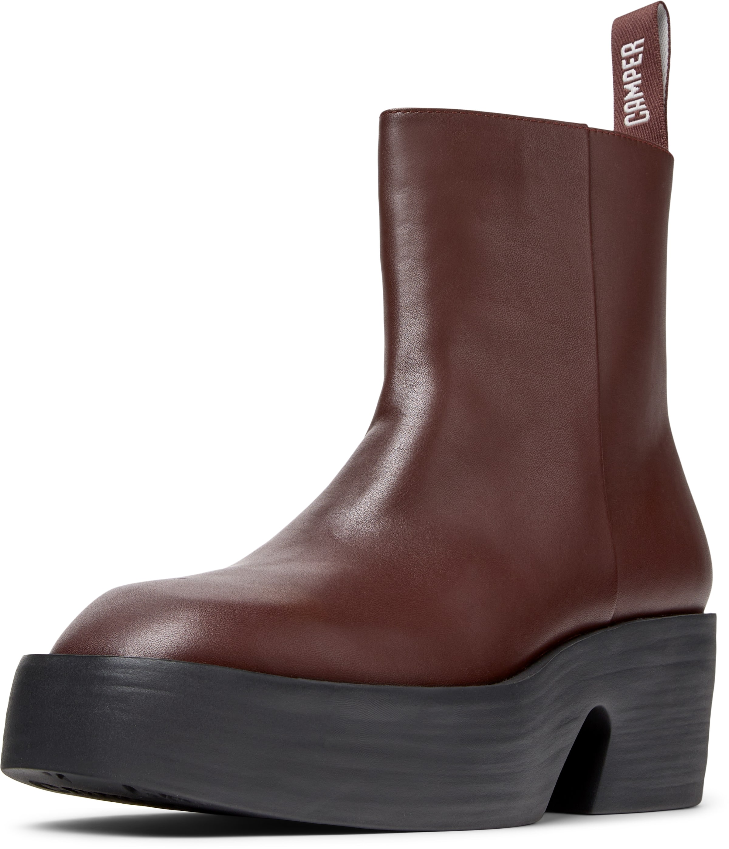 Ankle boots ' Billie ' di CAMPER in rosso: frontale