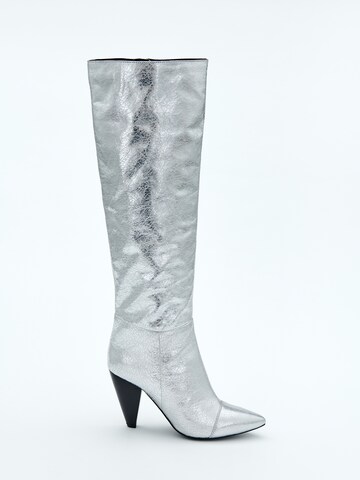 Bottes 'Uhura' EDITED en argent