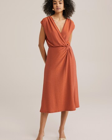WE Fashion Šaty - Oranžová: predná strana