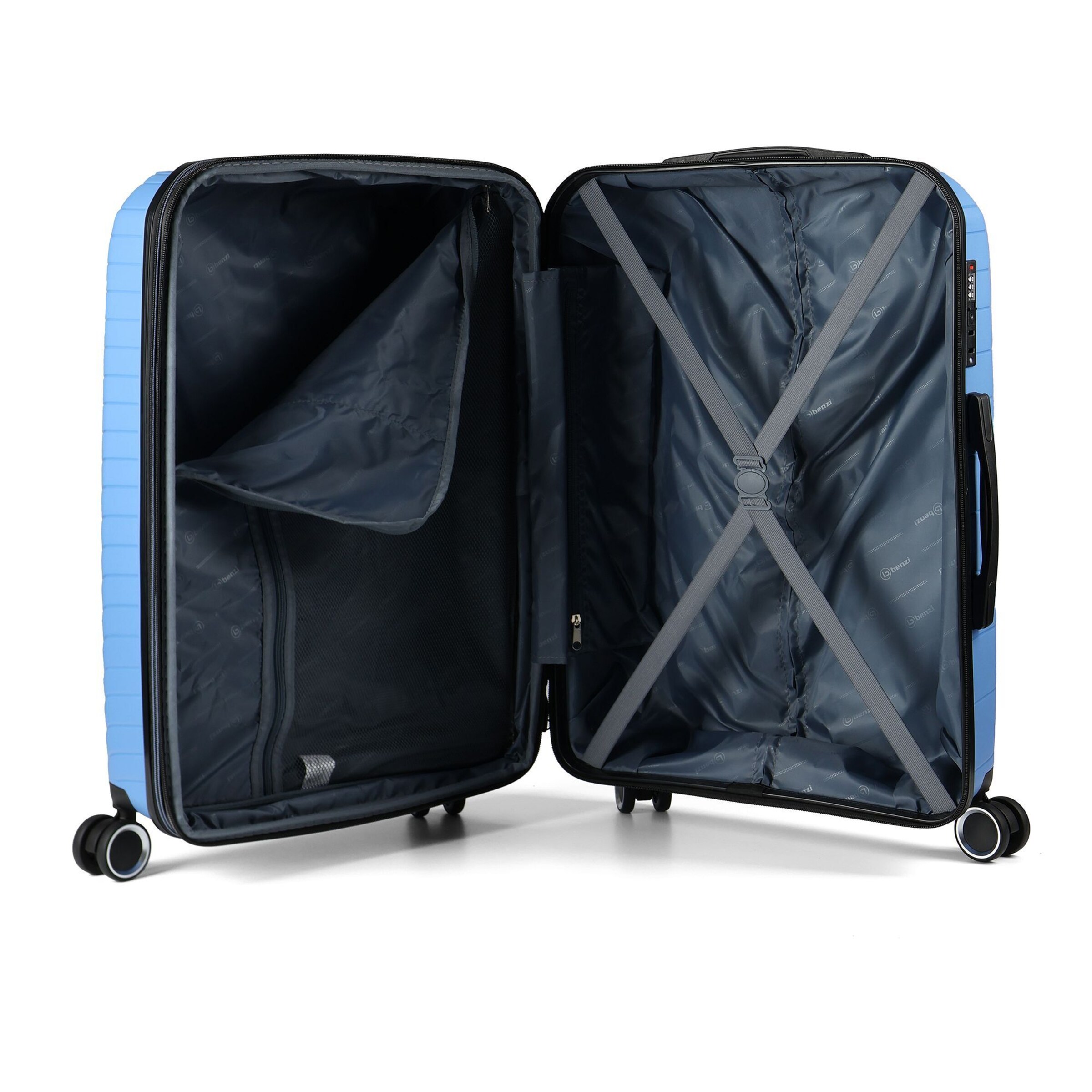 Ensemble de bagages Benzi en bleu
