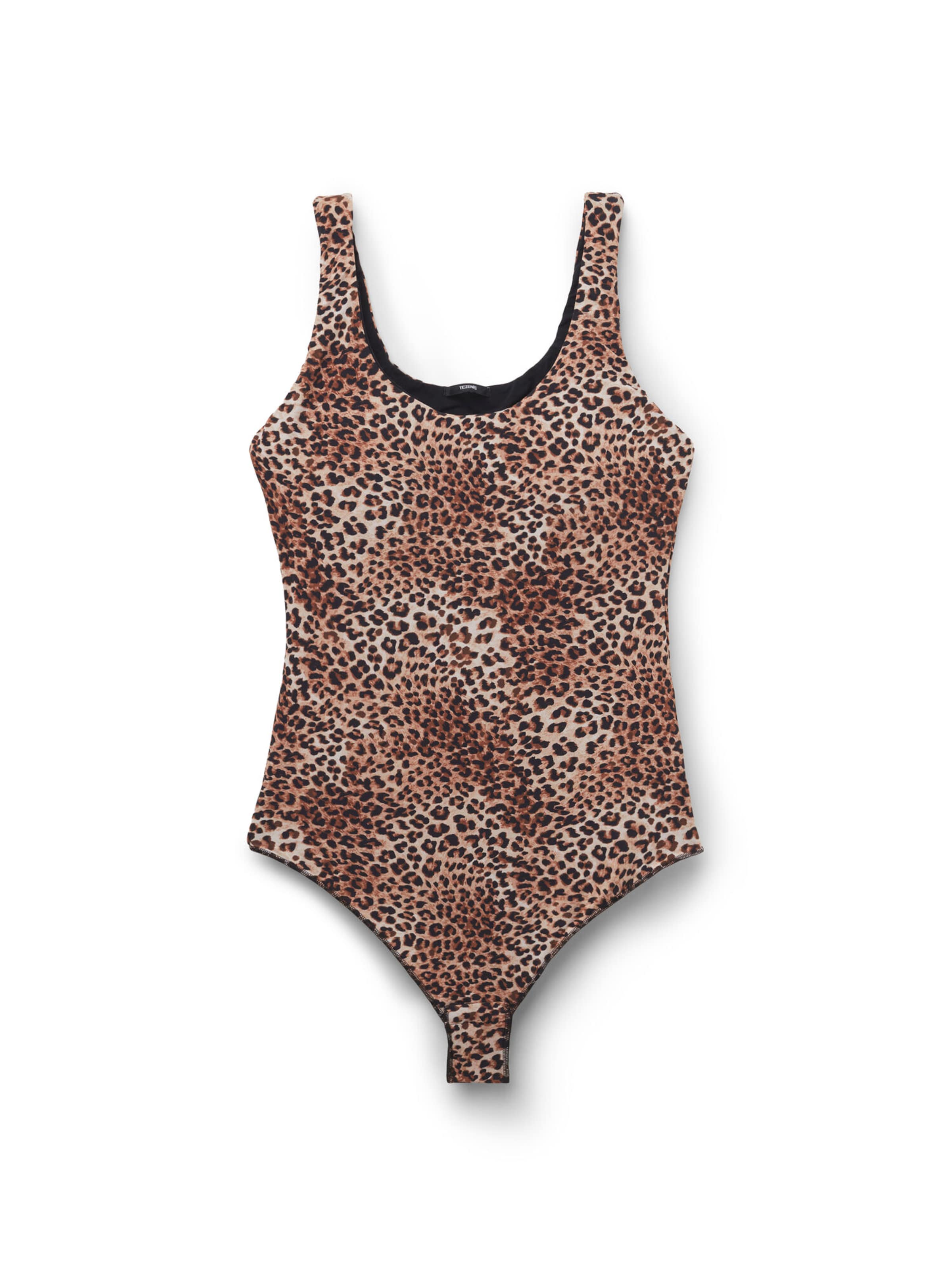 Tezenis Shirt Bodysuit in Brown: front