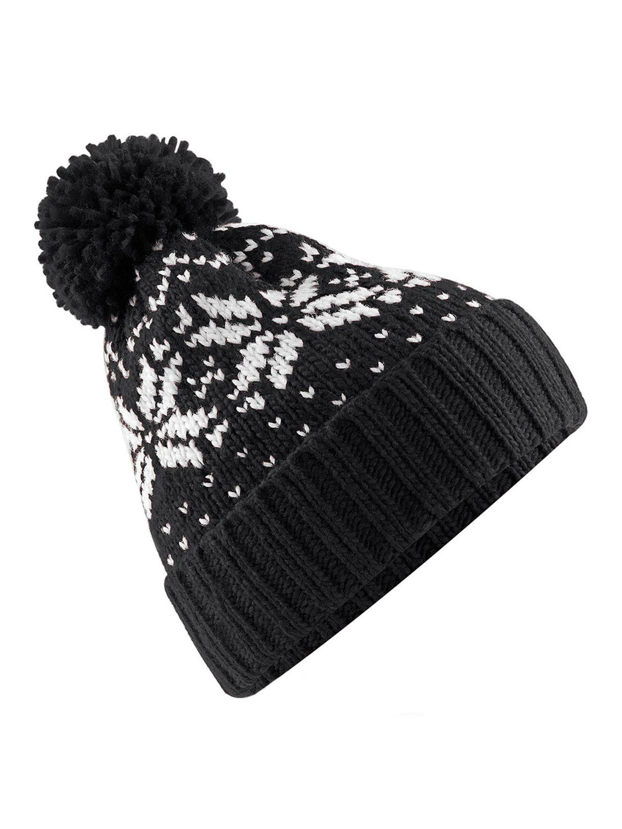 Neverless Beanie '9808' in Black: front