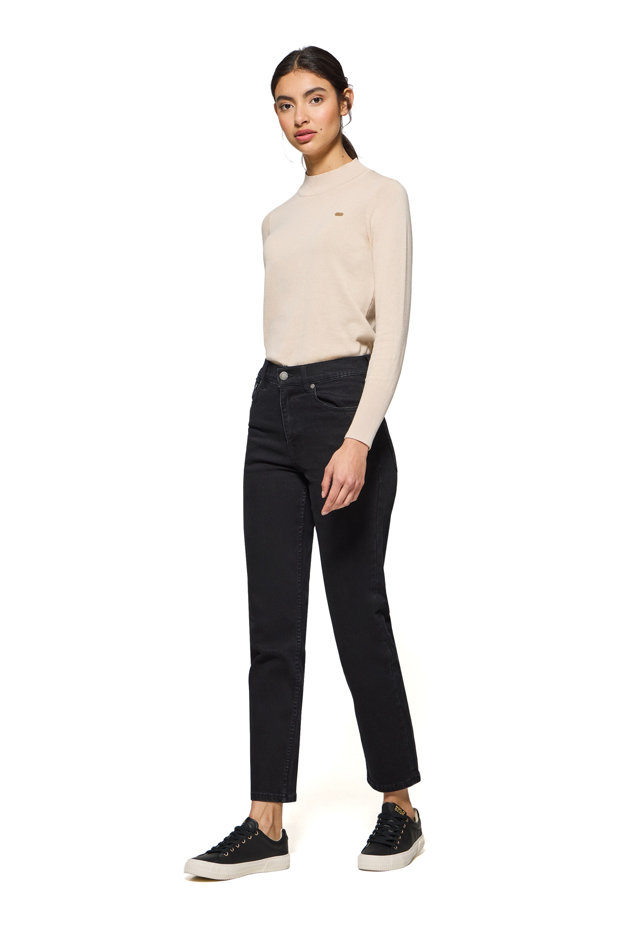 Polo Club Skinny Jeans in Schwarz