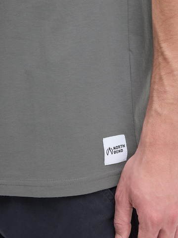 North Bend Rundhalsshirt ' NBKunt ' in Grau