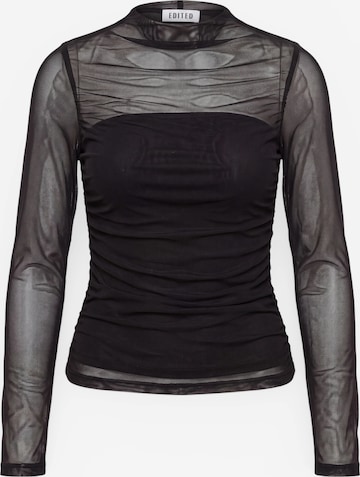 T-shirt 'Inge' EDITED en noir : devant
