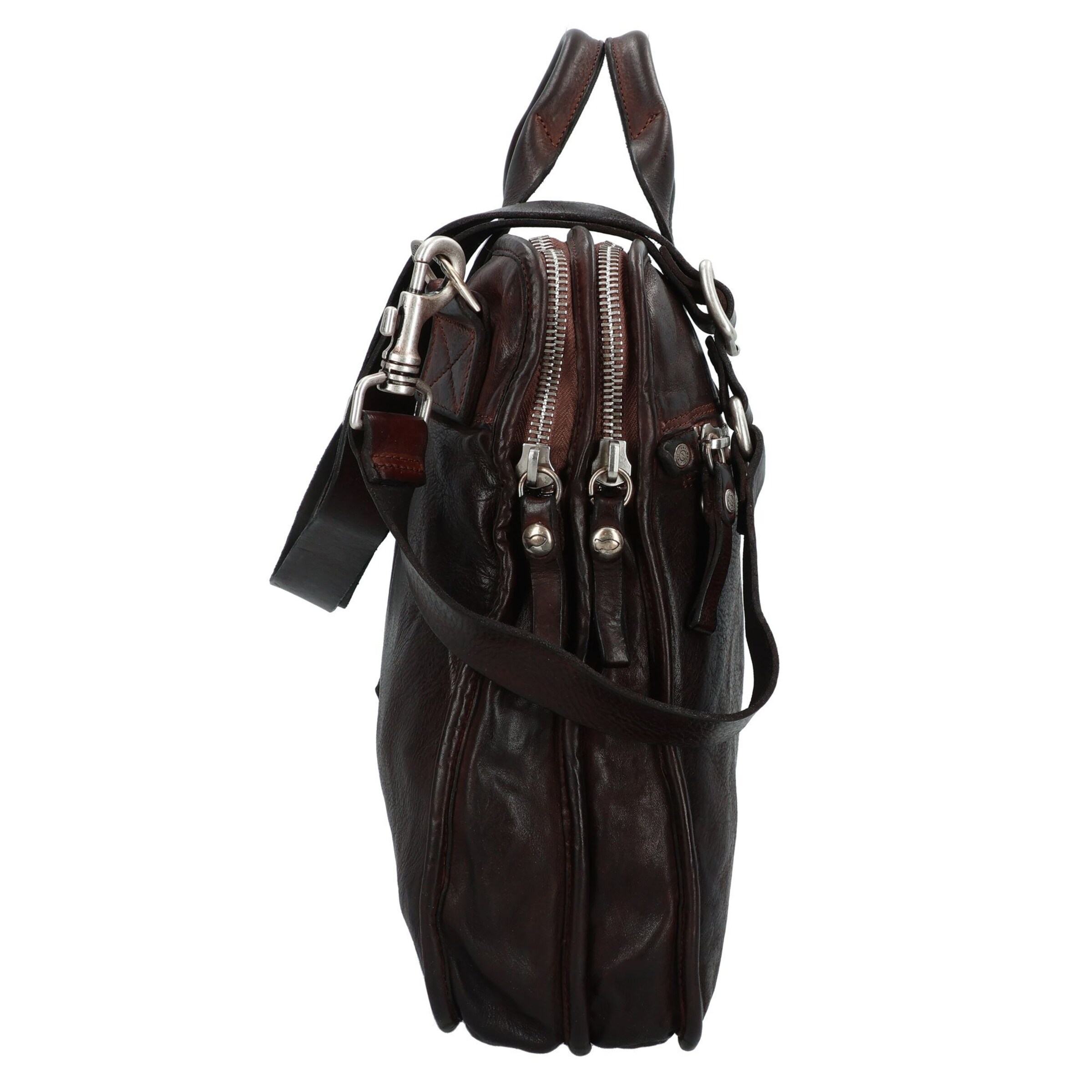 Campomaggi Document Bag 'Noce' in Brown