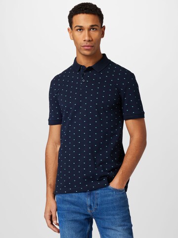 T-Shirt TOM TAILOR DENIM en bleu : devant