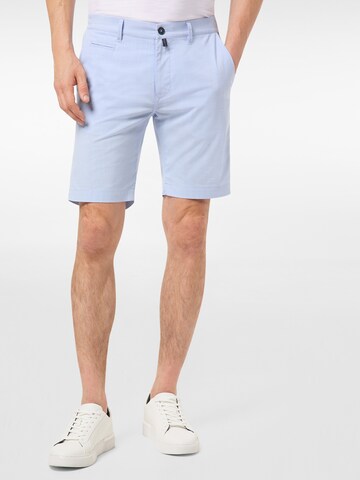 PIERRE CARDIN Regular Chino in Blauw: voorkant