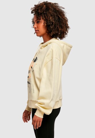 Merchcode Sweatshirt 'Sunlight Bloom' in Geel
