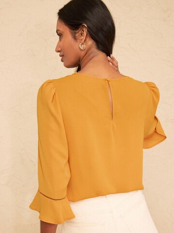 Camicia da donna di love & roses in giallo