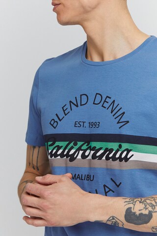 BLEND T-Shirt 'ADAMUS' in Blau