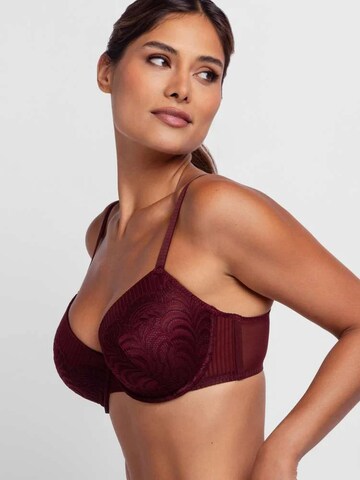 Dorina T-shirt Bra 'EMERSYN DP' in Red