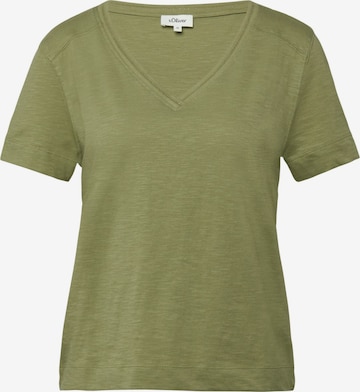 T-shirt 's.Oliver - Dames t-shirt' s.Oliver en vert : devant