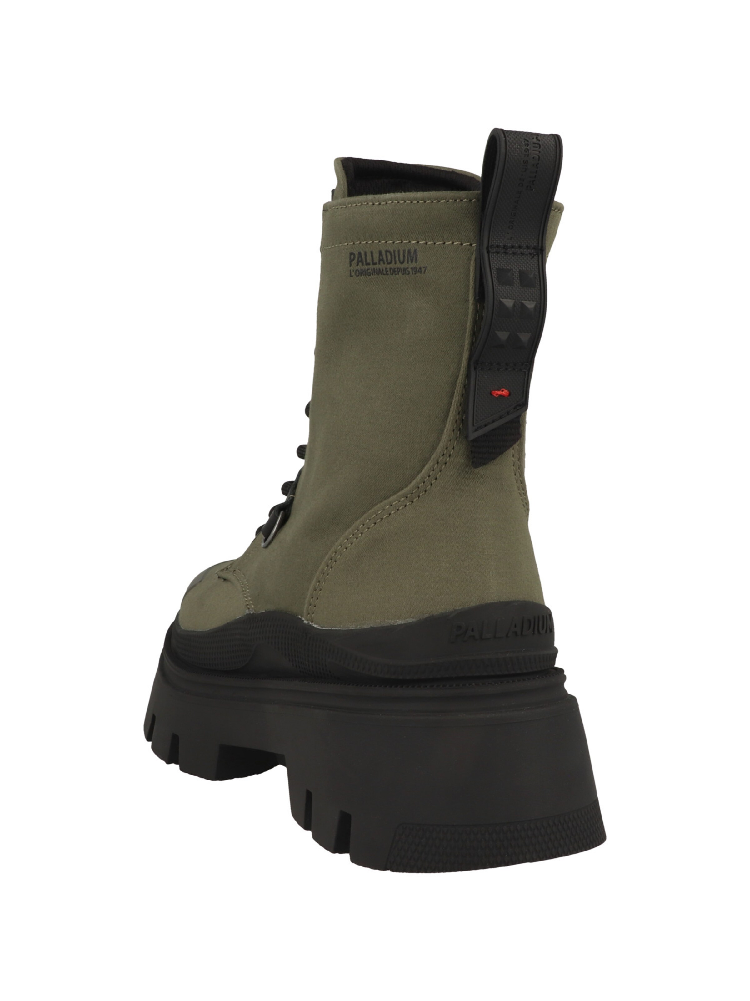 Palladium - Botim com fivela em verde